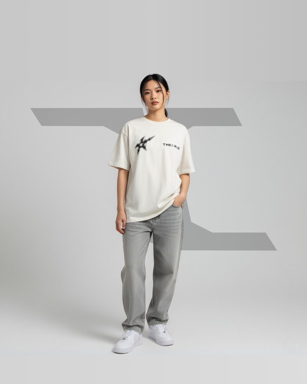 "CONTEST" Off-White Tee
