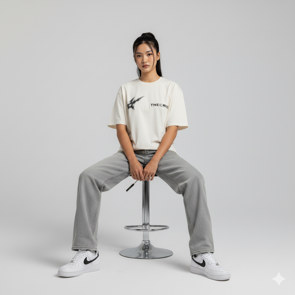 "CONTEST" Off-White Tee